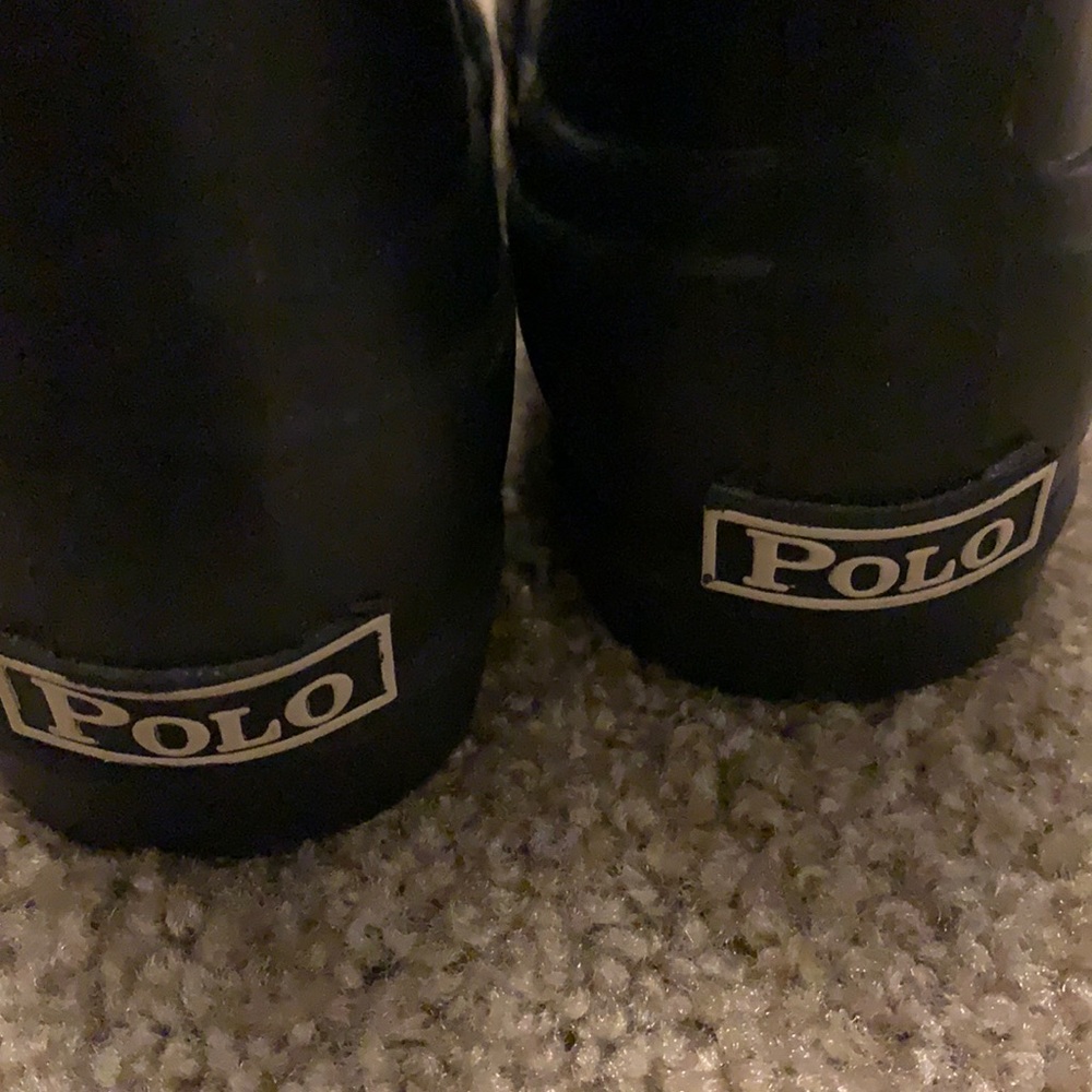 Kids Polo Rain Boots Wellies with Horse Logo